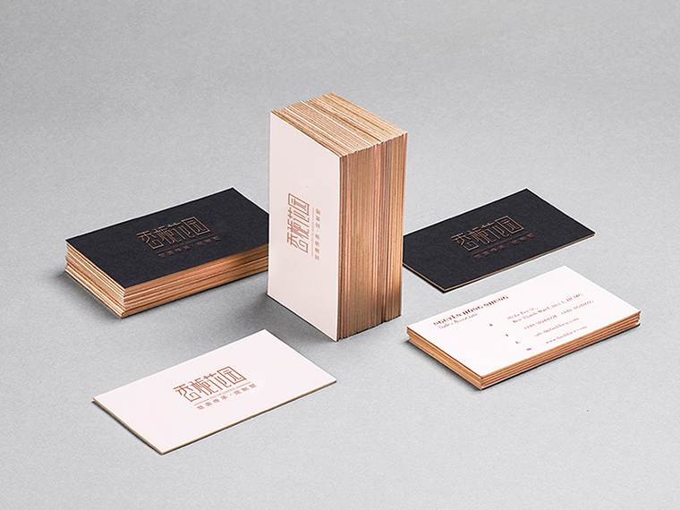 洛陽(yáng)名片設(shè)計(jì)之香梔花園名片設(shè)計(jì)